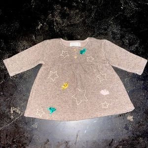 Zara Baby Girl 6-9 months sweater dress